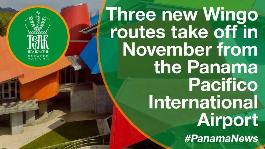 Three new Wingo routes take off in November from the Panama Pacifico International Airport